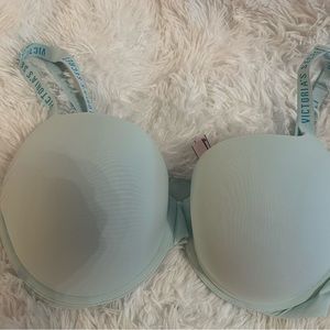 Victoria Secret AUTHENTIC T-Shirt Full Coverage Ice Blue Bra